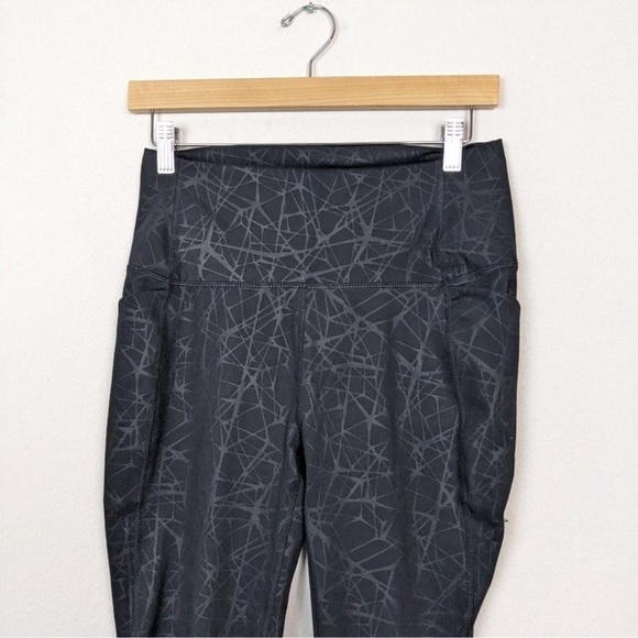 New-spyder Active Performance High Rise Legging SidePockets, Spyder Web Print LG - Picture 8 of 16
